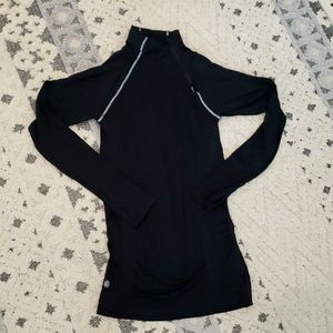 Athleta asymmetrical zipper top